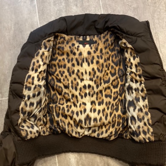 Roberto Cavalli Brown Down Puffer Jacket - Size XS-S - Picture 3 of 10